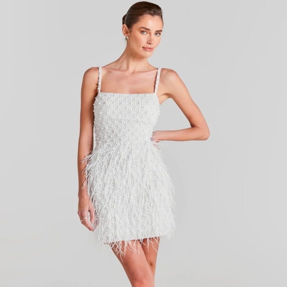 NADINE MERABI Dresses & Skirts - Nadine Merabi Carrie White Dress